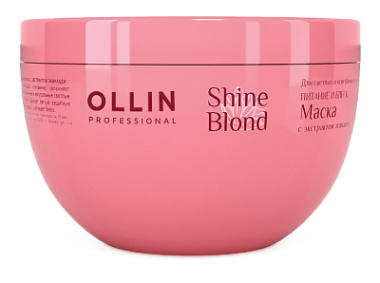 Ollin SHINE BLOND Маска с экстрактом эхинацеи 300мл — Makeup market