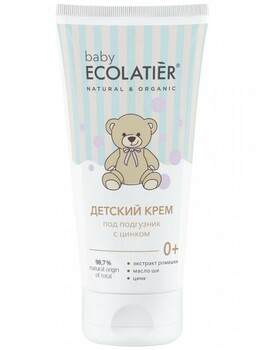 Ecolab Ecolatier Baby 0+ Крем под подгузник с цинком 100 мл — Makeup market
