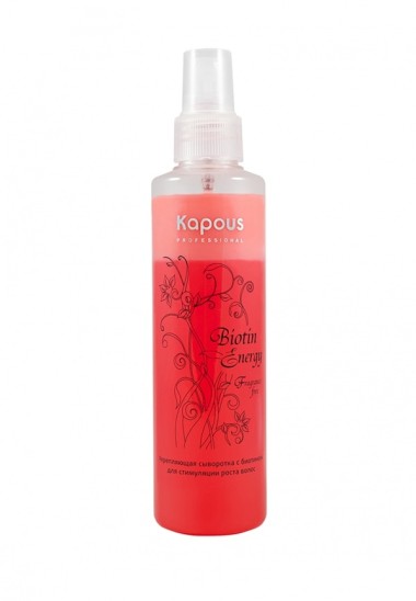 Kapous Укрепляющая сыворотка с биотином для стимуляции роста волос Biotin Energy 200 мл — Makeup market