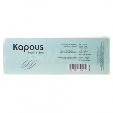 Kapous Полоски для депиляции спанлейс 7 на 20 см 100 шт — Makeup market