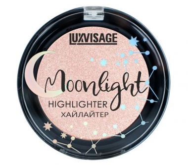 Luxvisage Хайлайтер эффект свечение с сатиновым и зеркальным финишем Moonlight 01 Rose Glow — Makeup market