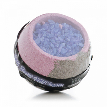 Fabrik cosmetology Шарик бурлящий для ванн с солью Violet lagoon 215 гр — Makeup market