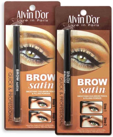 Alvin d'or Дуэт для бровей карандаш+пудра Brow Satin — Makeup market