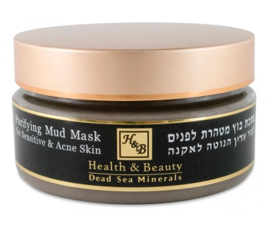 Health&amp;Beauty Маска для чувствительной проблемной кожи лица очищающая грязевая с Алоэ Вера 220 мл — Makeup market
