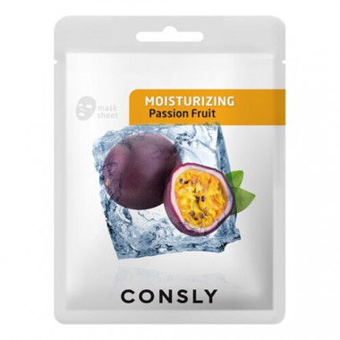 Consly Маска тканевая увлажняющая с экстрактом маракуйи Passion fruit moisturizing mask pack 20 мл — Makeup market