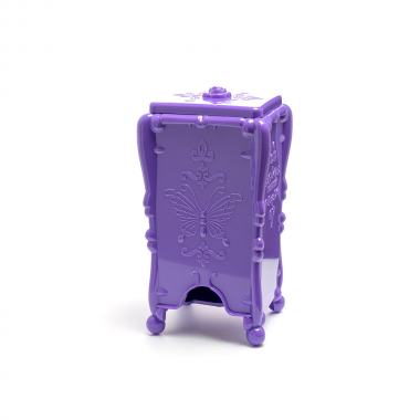 TNL Пластиковый контейнер для безворсовых салфеток фиолетовый 905630 — Makeup market