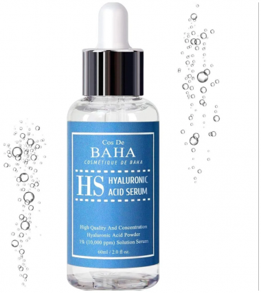 Cos De BAHA Сыворотка увлажняющая с гиалуроновой кислотой Hyaluronic acid serum HS 60 мл — Makeup market