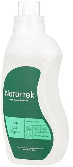 Naturtek Гель концентрированный универсальный для стирки Белого и Цветного белья 0,75л — Makeup market