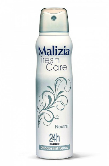 Malizia дезодорант антиперспирант в аэрозольной упаковке Neutro 150 мл 48 ч — Makeup market