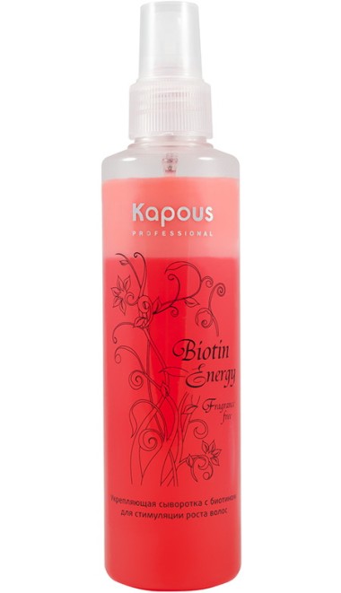 Kapous Лосьон с биотином для укрепления и стимуляции роста волос Biotin Energy 100 мл — Makeup market