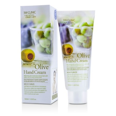 3W Clinic Крем для рук с оливковым маслом 100 мл — Makeup market