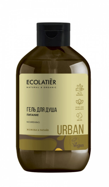Ecolab Ecolatier Urban Гель для душа Питание Жожоба&amp;Папайя 600 мл — Makeup market