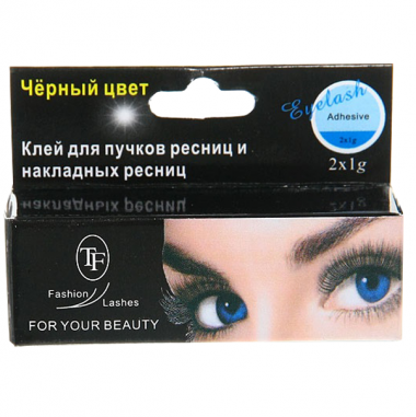 Триумф TF Клей для накладных ресниц и пучков Eyelash Adhesive черный 5 мл — Makeup market