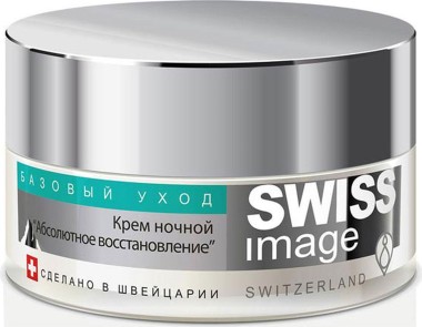 Swiss image Базовый Уход Крем Ночной для лица Абсолютное восстановление 50 мл — Makeup market
