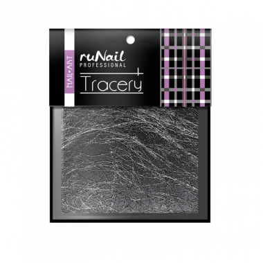 RuNail Дизайн для ногтей паутинка черный — Makeup market
