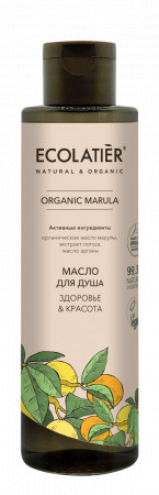 Ecolab Ecolatier Organic Farm GREEN &quot;MARULA Oil&quot; Масло для душа Здоровье+Красота 250 мл — Makeup market