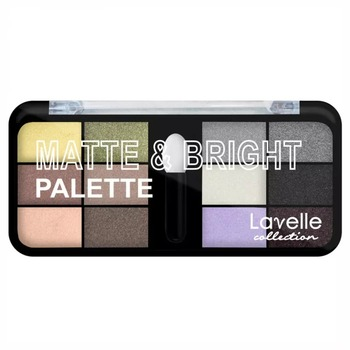 LavelleCollection Тени для век 12-ти цветные Matte&amp;Bright тон 01 ES23-01 — Makeup market