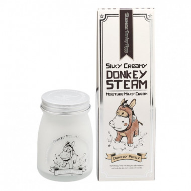 Elizavecca Крем для кожи молочный увлажняющий Silky Creamy Donkey Steam Moisture Milky 100 мл — Makeup market