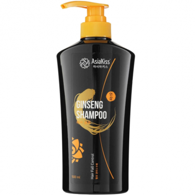 AsiaKiss Шампунь для волос с экстрактом женьшеня Ginseng hair shampoo 500 мл — Makeup market