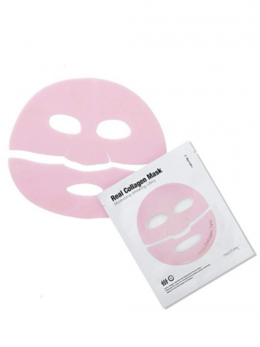 Meditime Лифтинг-маска гидрогелевая для лица с коллагеном Real collagen mask 26 г — Makeup market