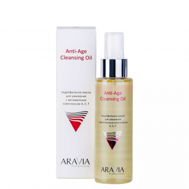Aravia Гидрофильное масло для умывания с витаминным комплексом А Е F — Makeup market