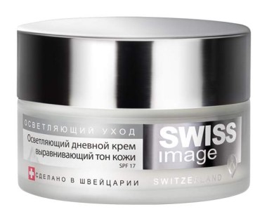 SWISS image Осветление Крем Дневной SPF-17 Осветляющий выравнивающий тон кожи 50мл — Makeup market