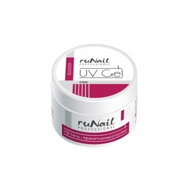 RuNail Креативный УФ-гель розовый 15 г — Makeup market