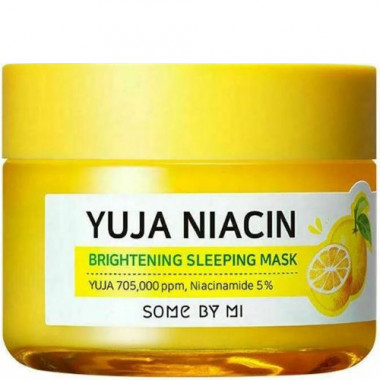 Some By Mi Маска для сияния кожи ночная Yuja niacin 30 days miracle brightening sleeping mask 60 г — Makeup market