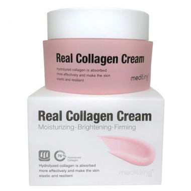 Meditime Крем антивозрастной с коллагеном Real collagen cream 50 мл — Makeup market