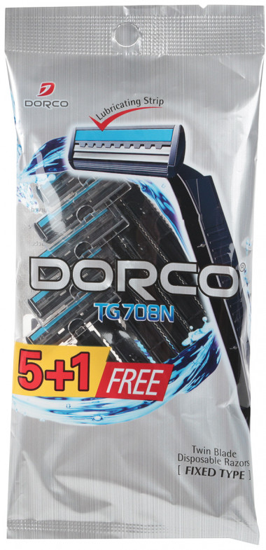 Dorco 2 станки для бритья c увлажняющей полоской одноразовый  1 шт — Makeup market