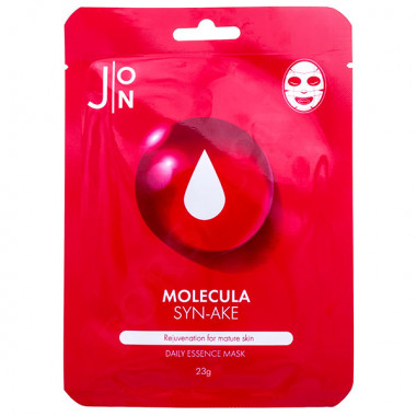 J:on Маска для лица тканевая с змеиным пептидом Molecula syn-ake daily essence mask 23 мл — Makeup market