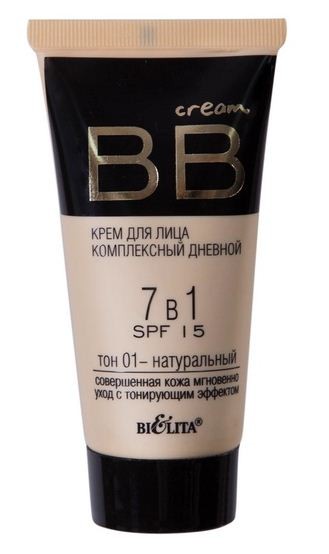 Белита BB Крем для лица комплексный дневной 7в1 SPF 15 — Makeup market