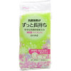 Aisen Kougyou Biosil Губка для мытья посуды из поролона в сетке с антибактериальной обработкой прямоугольная розовая и зеленая фото 2 — Makeup market