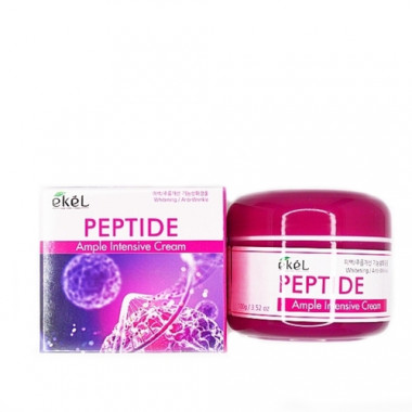 Ekel Крем для лица с пептидами Ampoule intensive cream peptide 100 г — Makeup market