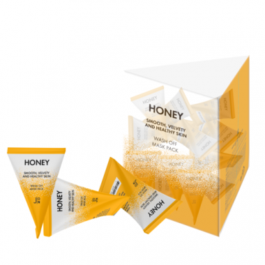 J:on Маска для лица мед Honey wash off mask pack 20 шт 5 г — Makeup market