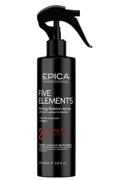 Epica Спрей сильной фиксации FIVE ELEMENTS 200мл — Makeup market