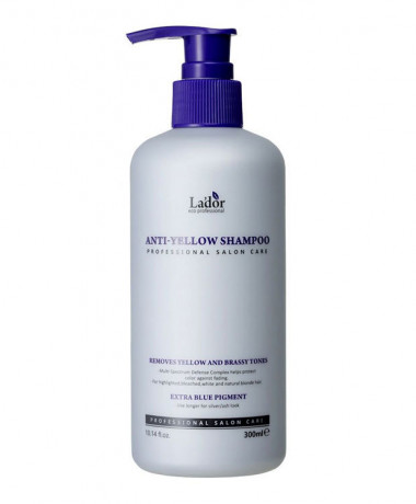 La'dor Шампунь для светлых волос для нейтрализации желтого пигмента Anti Yelliw Shampoo 300 мл — Makeup market