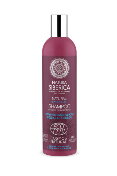 Натура Сиберика Шампунь для сухих ломких волос hydrolat 400мл — Makeup market
