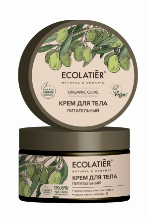 Ecolab Ecolatier Organic Farm GREEN &quot;OLIVE Oil&quot; Крем для тела Питательный 250мл — Makeup market