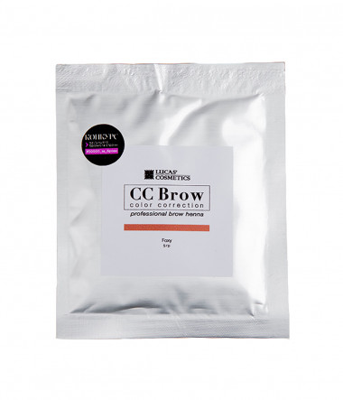 CC Brow Хна для бровей CC Brow (foxy) в саше (рыжий), 5 гр — Makeup market