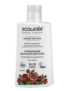 Ecolatier Organic Farm Green Wild Rose для лица Молочко очищающее 250 мл — Makeup market