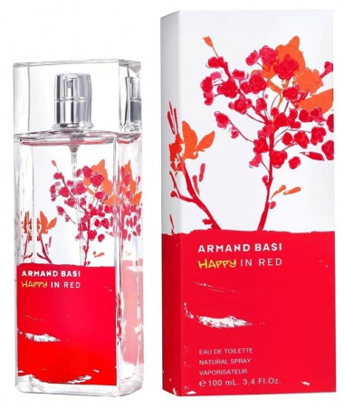 Armand Basi Happy In Red туалетная вода 100 мл женская — Makeup market