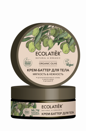 Ecolab Ecolatier Organic Farm GREEN &quot;OLIVE Oil&quot; Крем-баттер для тела Мягкость+Нежность 150мл — Makeup market