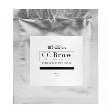CC Brow Хна для бровей CC Brow в саше (черный), 5 гр — Makeup market