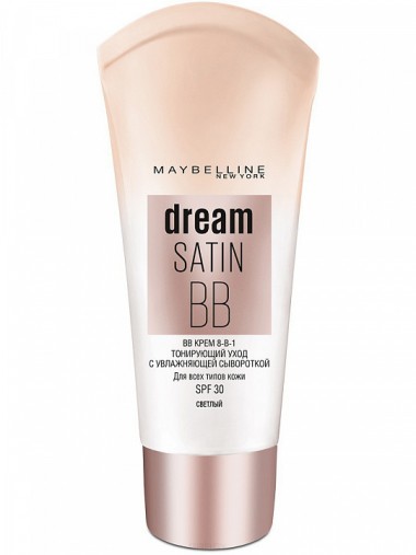 Maybelline тональный крем dream satin BB 8в1 — Makeup market