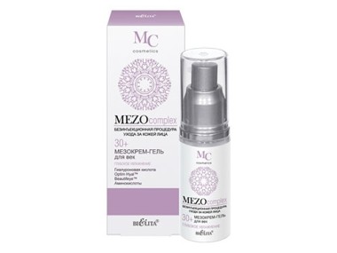Белита Mezocomplex Мезокрем-гель для век 30+ Глубокое увлажнение 30 мл — Makeup market