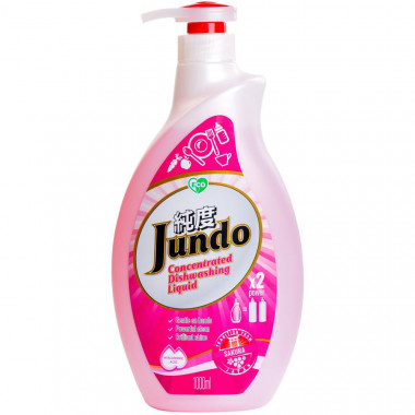 Jundo Концентрированный Эко гель с гиалуроновой кислотой для мытья посуды и детских принадлежностей 1 л — Makeup market