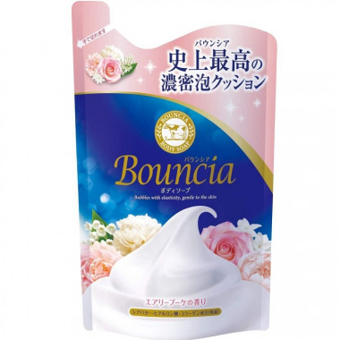 Cow Сливочное жидкое мыло Bouncia для рук и тела с ароматом роскошного букета — Makeup market