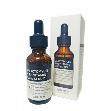 Some By Mi Сыворотка для лица ферментированная Galactomyces pure vitamin c glow serum 30 мл — Makeup market