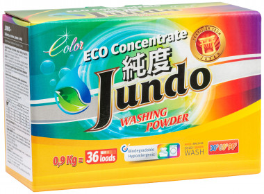 Jundo Color Экологичный концентрированный порошок для стирки Цветного белья 36 стирок 900 гр — Makeup market